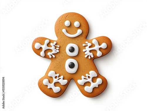 Festive Gingerbread Man Cookie