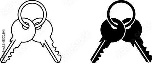 Vector keys illustration: find the perfect key icon for your design project with this image editable stock vector