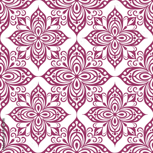 Wallpaper Mural simple seamless abstract purple and white pattern, texture Torontodigital.ca