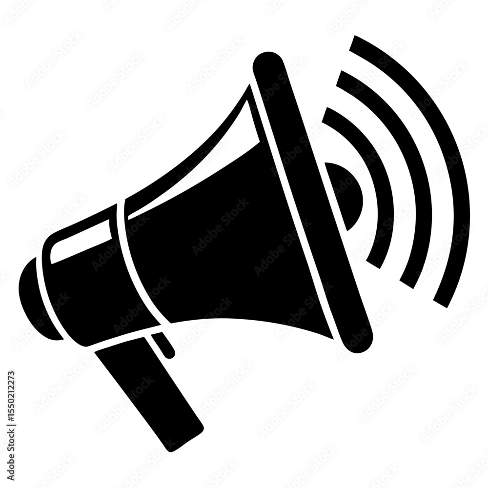 Fototapeta premium megaphone icon vector illustration