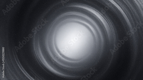 Abstract grayscale vortex tunnel background
