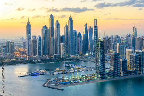 Dubai Marina upper look