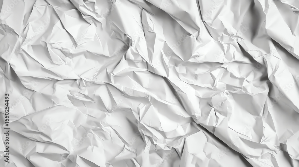 Obraz premium Crumpled paper texture in high resolution