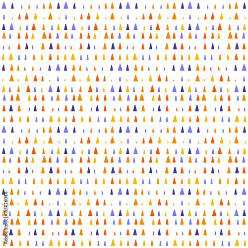 Endless vector seamless pattern consisting of various colorful graphic elements.
