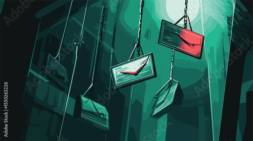 Phishing Hacking Online Scam Concept