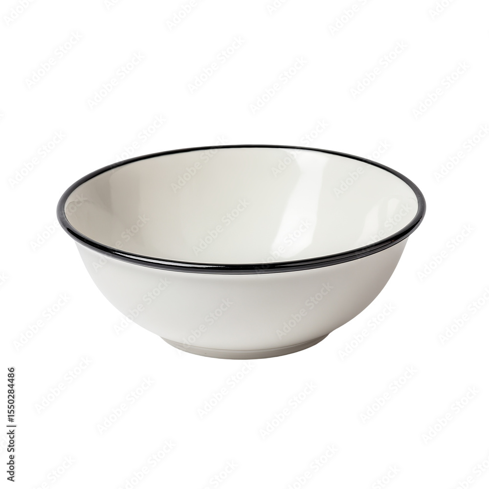 Elegance in Simplicity: A pristine, minimalist ceramic bowl, designed for serving, evokes a sense of calm through its sleek design. Elegance in Simplicity: A pristine, minimalist ceramic bowl, designed for serving, evokes a sense of calm through its sleek design.