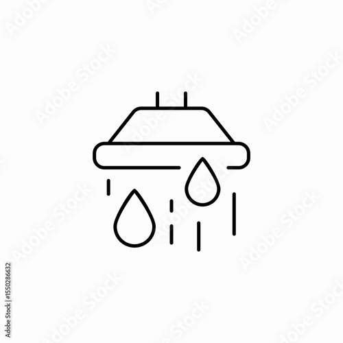 water treatment filter icon sign vector
