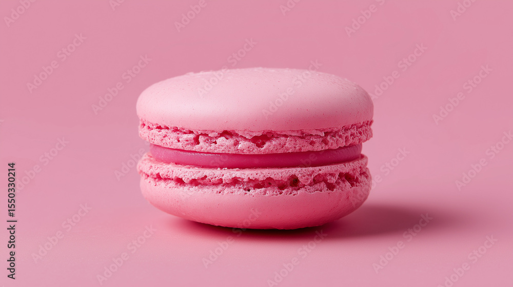 This elegant shot features a single pink macaron in the center, set against a soft pink backdrop for a chic dessert aesthetic.
This elegant shot features a single pink macaron in the center, set against a soft pink backdrop for a chic dessert aesthetic.