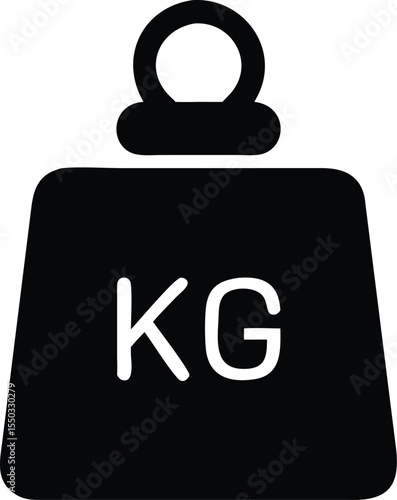 kilogram weight silhouette