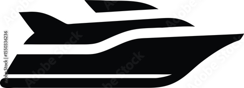 speedy yacht silhouette 