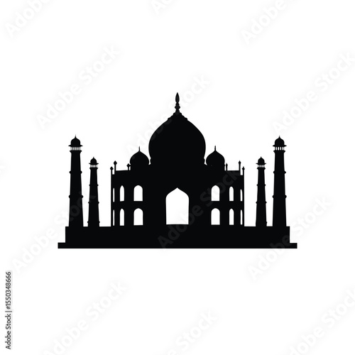 taj mahal vector