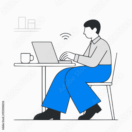 Flat Lifestyle Character Illustration Set