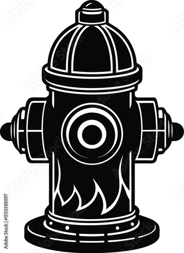 Fire Hydrant Silhouette
