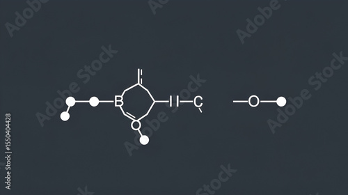Benzthiazide flat skeletal molecular structure Thiazide diuretic drug used in hypertension, oedema treatment. Vector illustration scientific diagram.
