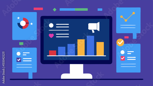 A digital dashboard displaying election results in realtime with graphs and charts animated all backed by blockchain data.