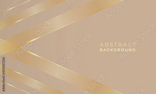 Abstract background stylish low poly golden lines lovely background design, empty background