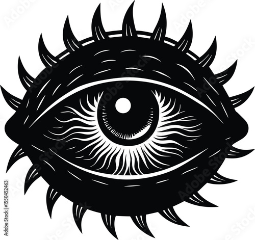 Silhouette of an Eye