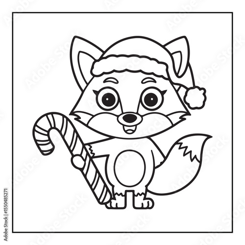 Bold & Easy Cute Christmas coloring book pages, line art, victor illustration, christmas, black and white designs, bold & easy coloring book, bold & easy coloring pages