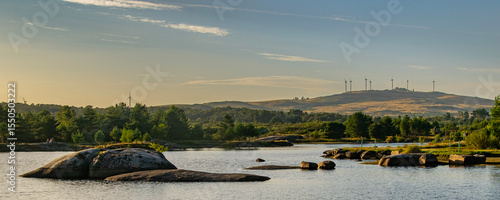 Lake landscape, alvao lake, vila pouca de aguiar, portugal