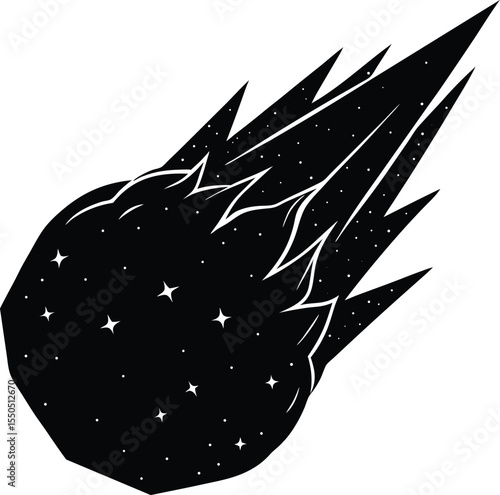 Meteorite Silhouette