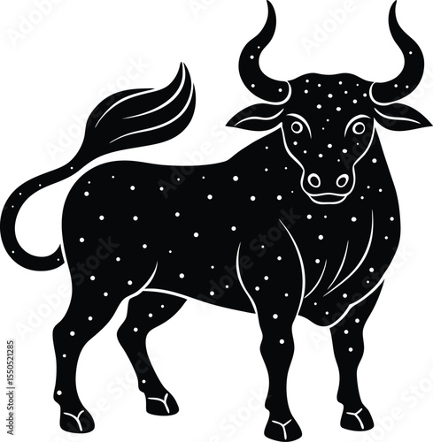Taurus Zodiac Symbol Silhouette