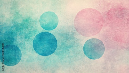 Pastel circles on a textured background (1)