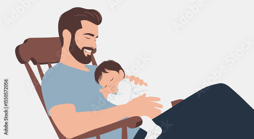 Man and woman having a conversation on the phone in a cozy family setting