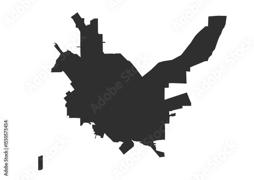 Description & Keywords
Description: Black silhouette of the Chico city area. Minimalist vector illustration, ideal for graphic design or iconography.
