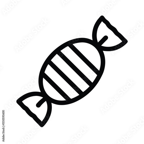 Candy Icon Outline Vector Illustration