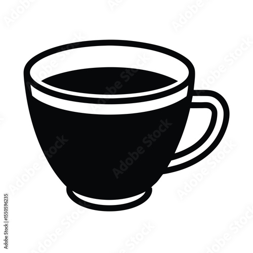 Espresso Cup Icon Outline Vector Illustration