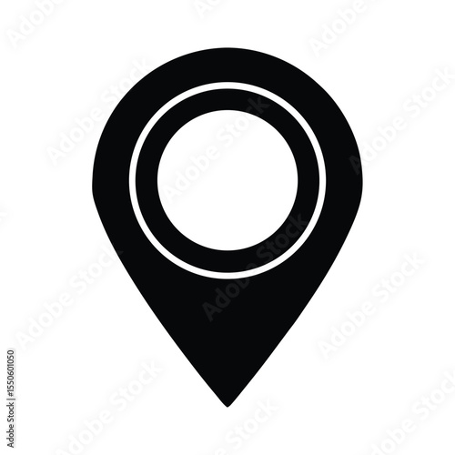 Map Marker Icon Outline Vector Illustration