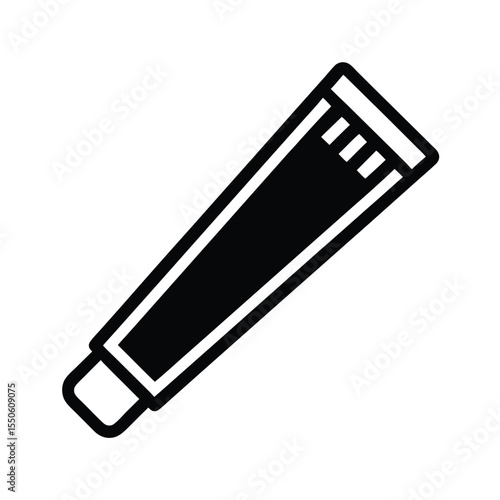 Toothpaste Icon Outline Vector Illustration