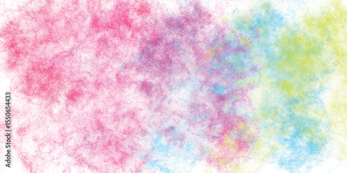 A colorful abstract watercolor style background displaying blended shades of pink purple blue and yellow creating a soft and artistic texture
