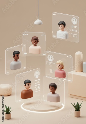 Diverse Avatars in a Virtual Meeting Setting