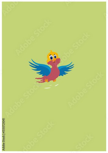 Cute Birds Vector Image 
