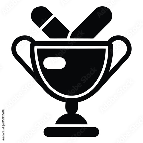 pharmacist element isolated dosage cup on white background