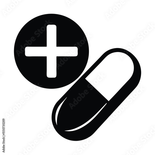 pharmacist element isolated pill dispenser on white background