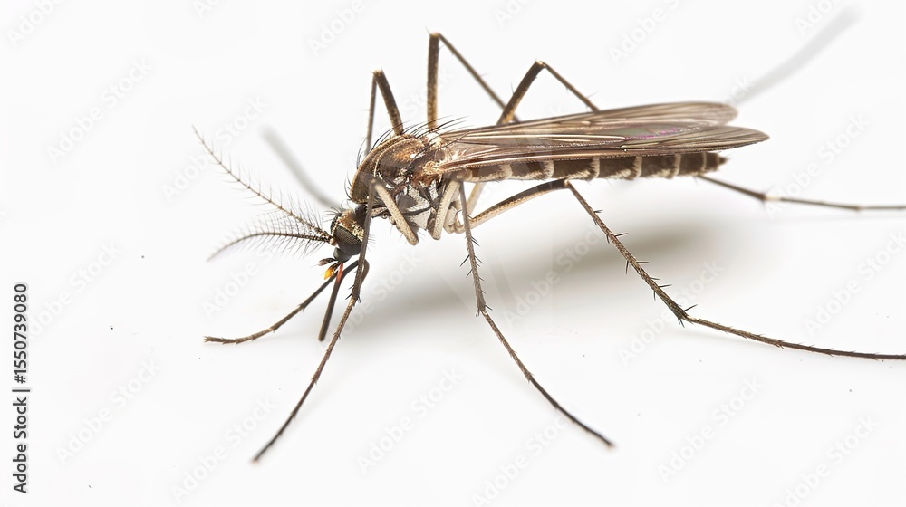 Mosquitoes on a White Background – a sharp and scientific visual. The clean white backdrop highlights the detailed form of mosquitoes in a clear and focused manner. Mosquitoes on a White Background – a sharp and scientific visual. The clean white backdrop highlights the detailed form of mosquitoes in a clear and focused manner.