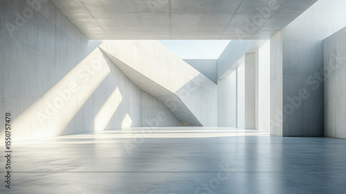 Fototapeta Naklejka Na Ścianę i Meble -  architecture background geometric arched building