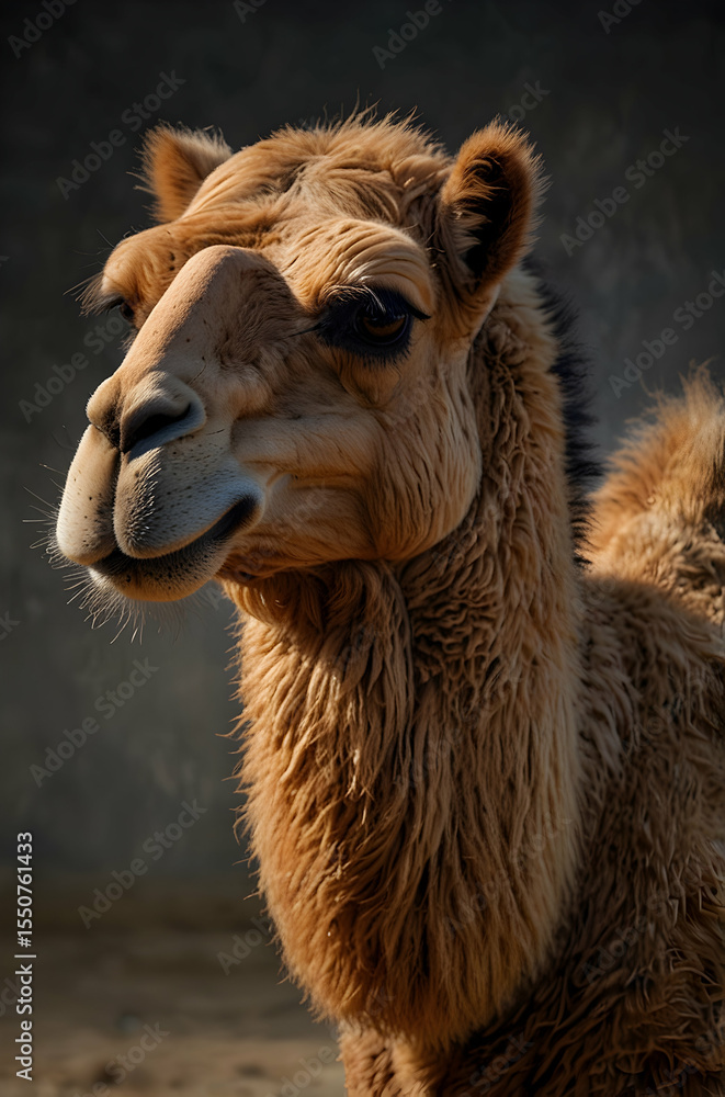 Obraz premium Dromedary Camel Detail