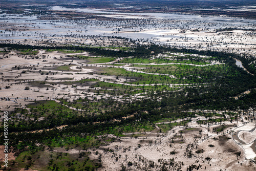 Floodwaters in the Cooper Creek