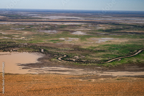 View of Diamantina floodwaters