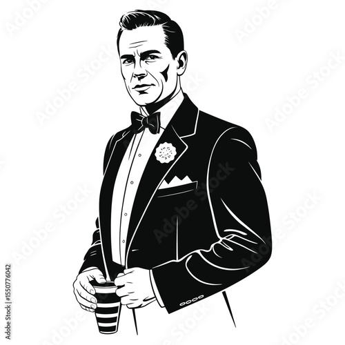 portrait of a handsome young man