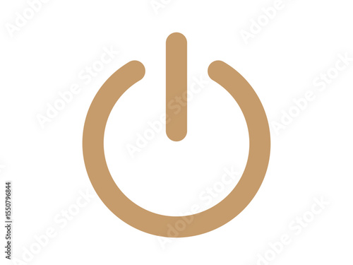 電源ボタンのアイコン