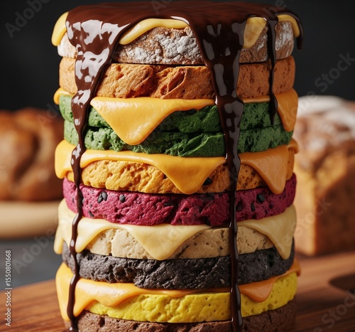 chocolate cake with chocolate