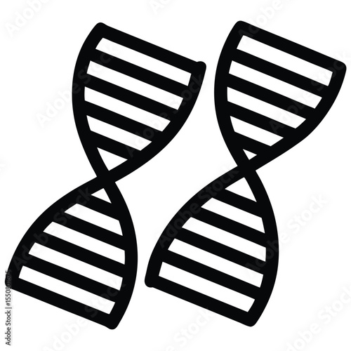 Biologist element isolated dna research materials on white backgroun