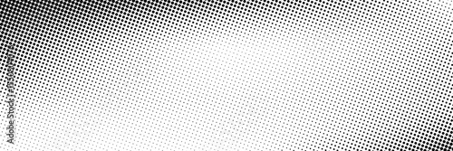 grunge Halftone white and black dots pattern and black gradient grunge texture background. Dotted line comic sport style vector illustration