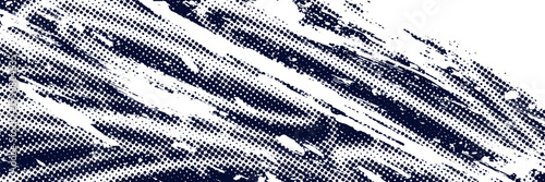 Dots halftone white \u0026 blue color pattern gradient grunge texture background. Dots pop art comics sport style vector illustration