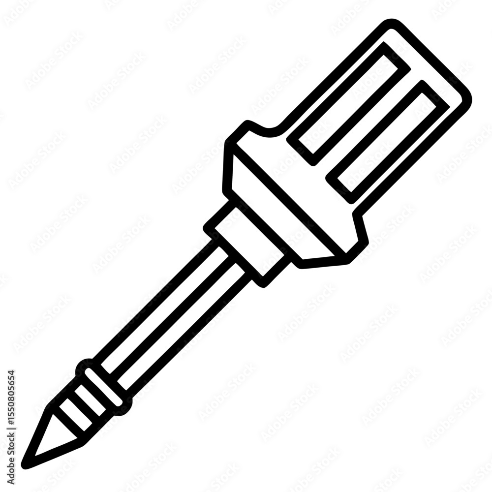 Minimal Screwdriver Vector Minimal Screwdriver Vector