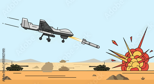 Drone Warfare Aerial Combat and Military Technology